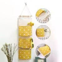 ราคา กระเป๋าเก็บของแบบแขวนผนังประตู, กระเป๋าตกแต่ง, ผ้า Linen, กระเป๋าจัดระเบียบ, จุ๊บ Jiboboc, มี 3 กระเป๋า (1731476864589137548)