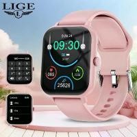 ราคา LIGE นาฬิกาอัจฉริยะสำหรับผู้หญิงและผู้ชาย ดีไซน์ดั้งเดิม กันน้ำ เหมาะกับกิจกรรมกลางแจ้ง นาฬิกาอัจฉริยะเพื่อสุขภาพและกีฬาสำหรับผู้ชาย smartwatch men (1730847533478218692)