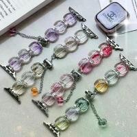 ราคา สายนาฬิกา Smartwatch สายสร้อยข้อมือ ลูกปัดเรซิ่น ลายหินอ่อน ขนาด 38/40/41/(S10)42mm 42/44/45/46/49mm (1732268992072549552)