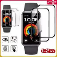 ราคา คลุมทั้งหมดป้องกันหน้าจอสำหรับ for Huawei Watch Band 10 Band 9 ฟิล์มนุ่ม/9Dกระจกนิรภัยสำหรับ for Smartwatch Huawei Band 8 7 NFC (1731788251166246567)