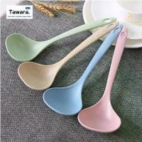 ราคา H-076 ช้อนซุป ช้อนตักซุป กระบวยตักซุป ทัพพี ฟางข้าวสาลี สําหรับตักซุป กระบวยเล็กคละสี Plastic Spoon (1731751901902832659)