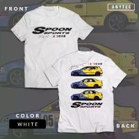 ราคา เสื้อยืดขายดี Honda Civic Spoon Sports EG EK ESI JDM Japan Car Automotive T Shirt ANYTEE_07 Asian Comfortable Fabric T-shirt (1732013849281398277)