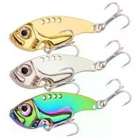 ราคา 3Pcs 3D Metal Cicada Vib Fishing Lures 3g 7g 10g 15g 20g Vibrations Spoon Lure Hard Bait Bass Isca Crankbait Wobbler Spi (1732242077819897060)