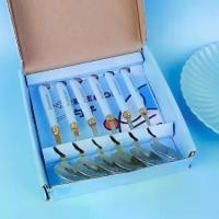 ราคา ช้อนโดเรม่อน ช้อนข้าว ชุดช้อน ช้อนยาว Spoon 6 ชิ้น ช้อนกาแฟ ช้อนสแตนเลส วัสดุอย่างดี ปลอดภัย ทนทาน (1729543702986328066)