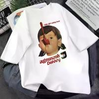 ราคา เสื้อยืด Spoon Girl โอเวอร์ไซส์ เสื้อยืดเกาหลี ผ้าคอตตอน100% เสื้อยืดพิมพ์ลายการ์ตูน ใส่สบาย เนื้อผ้านิ่ม เสื้อผ้าคอตตอน (1732202666418604293)
