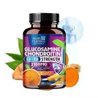 ราคา Health Nutrition Naturals Glucosamine Chondroitin Health Supplement - With MSM & Turmeric - Supports Bone & Joint Health - Supports Immune System Health - 30 60 120 Edible Capsules (173218526135206112