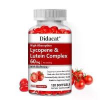 ราคา Didacat Lycopene and Lutein Complex Health Supplement Supports Physical Health and Heart Health (30 60 120 Capsules) (1731944049271736884)