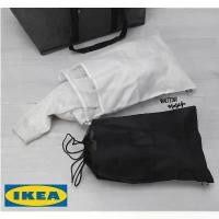 ราคา ขายดี [2 ถุง] IKEA BRODERLIG ถุงฟิตเนส ถุงใส่เสื้อผ้า รองเท้า laundry gym bag ถุงใส่ผ้ารอซัก (1731864844121638044)
