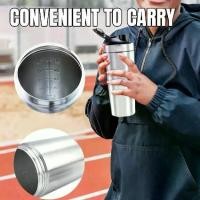 ราคา 【จัดส่งทันที】 750ml Stainless Steel Protein Shaker Cup Portable Fitness Sports Mug Nutrition Blender Cup Water Bottles Vacuum Insulation Water Cup (1732438130341479599)
