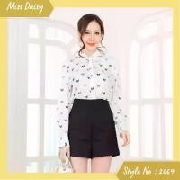 ราคา Miss Daisy : No.2069 เสื้อแขนยาวพิมพ์ลาย | Printed Long Sleeve Blouse (1731291072850855382)