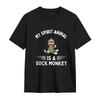 ราคา Baju Kaos Sock Monkey With Red Hat Katun Unisex Lengan Pendek - Atasan Nyaman Cocok Gym & Hangout, Desain Keren (1732340705804715095)