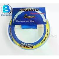 ราคา เอ็นตกปลา เอ็นตกปลา สายช็อคลีด Sock Leader MIZUNO Powerleader Supur Fluorocarbon ยาว 50 ม. (1729491859948144883)