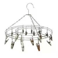 ราคา Sale Stainless Hanger ราวตากผ้าสเตนเลสแท้ ที่ตากผ้า ที่หนีบผ้า ราวตากผ้า สแตนเลส ทรงกลม แบบ 20 ตัวหนีบ (1729940556807178721)
