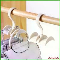 ราคา AMA ที่แขวนกระเป๋า แขวนเข็มขัด แขวนเนคไท ที่แขวนของอเนกประสงค์ หมุนได้ 360 องศา Bag Hanger (1729650985718025158)
