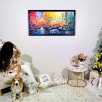 ราคา ภาพวาดสีน้ำมัน oil painting ธรรมชาติ (1731642623767579263)