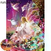 ราคา ที่นิยมมากที่สุด (ติดเพชรเฉพาะตัวนางฟ้า) Diamond Painting 5D DIY รูปนางฟ้ามีปีก ครอสติสคริสตัล 5 มิติ ปักครอสติส ภาพติดเพชร WxH 30x40 cm (1731580363304699168)