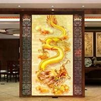 ราคา (พร้อมส่ง) ครอสติชคริสตัล diamond painting มังกรทอง ภาพมงคลตกแต่งบ้าน ศิลปะ DIY 5D #A6755 (1729681703723633601)