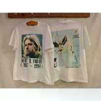 ราคา เสื้อลาย หน้า Kurt Cobain ขาว Memorial x Painting Art Vintage Tee ( ป้าย Giant ) (1732388866903672805)