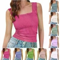 ราคา เสื้อกั๊ก แขนกุด แฟชั่นสตรี ความยืดหยุ่นสูง รัดรูป Jacquard คอเหลี่ยม มาใหม่ สไตล์ 2025 เสื้อ ยูนิโคล่ เสื้อ ซับ ใน เสื้อ แขนกุด เสื้อ กล้าม มี บรา เสื้อ กล้ามยูนิโคล่ เสื้อ (1731221890285733100)