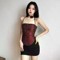 ราคา เสื้อเกาะอก กุหลาบย้อนยุคฝรั่งเศส ทรงสลิมฟิต ดีไซน์เซ็กซี่ สำหรับผู้หญิง เสื้อกั๊กเกาะอกไม่ปกติ สีแดง 2025 เสื้อ กล้าม มี บรา ใน ตัว เสื้อ ซับ ใน เสื้อ มี บรา เสื้อ ยูน (1731200512530941670)