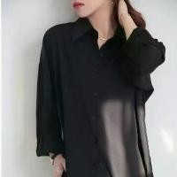 ราคา เสื้อเชิ้ตผู้หญิง ผ้าไหมน้ำแข็งฤดูร้อน ทรงหลวม พลัสไซส์ เสื้อหรูหรา ดีไซน์พาด แขนยาว เสื้อเบลาส์ ผู้หญิงอินเทรนด์ เสื้อ เชิ้ต ยูนิโคล่ เสื้อ เชิ้ต ยูนิโคล่ (1731727446040545109)