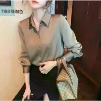 ราคา เสื้อเชิ้ตผ้าซาตินมีความมันวาวสูง เหมาะสำหรับใส่ทำงานอเนกประสงค์ มืออาชีพ ทนต่อริ้วรอย เสื้อผ้าซาตินผ้าไหมระดับไฮเอนด์ เสื้อ สียีนส์ เ ส ื ้ อ ผ ู ก โ บ ว ์ เสื้อ แข (1731537334727836810)