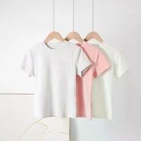 ราคา เสื้อยืดแขนสั้นทรงสลิมฟิตไหล่ปกติลายดอกไม้ฤดูร้อนสำหรับผู้หญิงสีเทา คอกลม ความยืดหยุ่นสูง เสื้อสั้นสำหรับผู้หญิง 2025 เสื้อ ยืด ยูนิโคล่ ผู้ หญิง ของ แท้ (1732167030289827587)