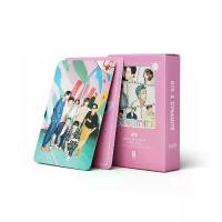 ราคา การ์ดโลโม่ บีทีเอส lomo card BTS แบบ 2 ด้าน 54 ชิ้น/กล่อง ขนาดรูป 8.7×5.7 ซม.DYNAMITE | BE | WINTER PACKAGE , KPOP (1729925034265774118)