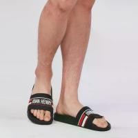 ราคา John Henry รองเท้าแตะ รุ่น JH S424MSDAC16 สีดำ Men's Slippers Black (1730142753635273151)