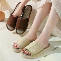 ราคา รองเท้าใส่ในบ้าน มาใหม่ พื้นยาง กันลื่น น้ำหนักเบา Slippers ในออฟฟิศ รองเท้าลำลอง (1731356075027367130)