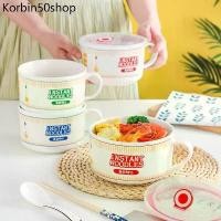 ราคา RLL ✪ถ้วยเซรามิก ชาม ลายnoodles มาม่า ถ้วยใส่มาม่าพร้อมฝา เข้าไมโครเวฟได้✦ (1732306053196973802)