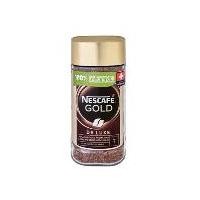 ราคา กาแฟสำเร็จรูปชนิดฟรีซดราย NESCAFE Gold De Luxe Freeze-Dried Instant Coffee 200 g (1731593631999035409)