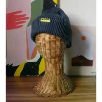 ราคา หมวกไหมพรม Mooneyes Beanie สีกรม ขายดี (1731533301951530708)