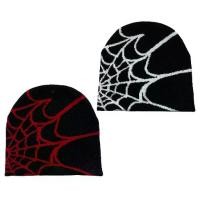 ราคา หมวกใยแมงมุม, สไตล์ Y2K, หมวกบีนนี่ถัก, หมวกไหมพรม, หมวกไหมพรม, พร้อมดีไซน์ใยแมงมุม, Skullies Beanie (1730680604740388912)