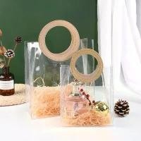 ราคา กระเป๋าพลาสติกใส แบบเเข็ง กระเป๋าพลาสติก ใส่ของจัดเซต ของชำร่วย ห่อของขวัญ Plastic Transparent Handbag พลาสติก พลาสติก พลาสติก (1729906835910265313)