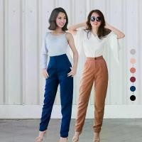 ราคา ขายดีประจำเดือนนี้ MATCH ME CC Pant กางเกงผ้าฮานาโกะขายาวกระบอกกลางซิปหน้า (1732330506610247908)