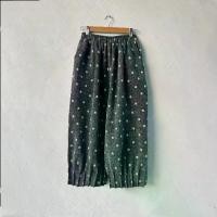 ราคา กางเกงผ้าฝ้ายทอกัดลายทรงบอลลูน Plumpy pant (1731258588646246676)