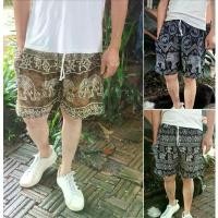 ราคา กางเกงขาสั้น กางเกงลายช้าง ชาย/หญิง Elephant pants Thai pants Shorts Short Pant Elephant pant COD Clothing ผู้ชาย Man ลายไทย (1730967893844397044)