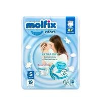ราคา ผ้าอ้อมเด็กสำเร็จรูป Molfix Pants Extra Dry Pant ไซส์S19ชิ้น เด็กหญิง เด็กผู้ชาย (1730843050670590231)