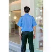 ราคา เสื้อฟ้าขับรถ แท็กซี่ ตุ๊กๆ ยูนิฟอม ยาม รปภ. แขนสั้น Standard Taxi & Tuk-tuk Short Sleeves Uniform ขายดี (1732077440635536399)