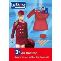 ราคา ชุดแอร์โฮสเตส ชุดของเล่นเด็ก ชุดแฟนซีอาชีพสำหรับเด็ก อายุ 3-7 ขวบAir hostess uniform (1732286249423374942)