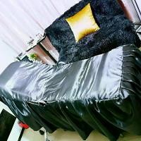 ราคา ผ้าปู มีระบาย ผ้าคลุมเตียง สักคิ้ว ผ้าเกรดดีตัดเย็บดีมาก ขนาดมาตรฐาน 180*60cm อุปกรณ์สัก อุปกรณ์สักคิ้ว ขาย (1732063598463387169)