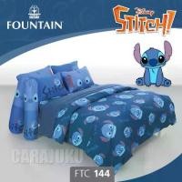 ราคา FOUNTAIN ชุดผ้าปูที่นอน/ผ้านวม สติช Stitch FTC144 สีน้ำเงิน #ฟาวเท่น ชุดเครื่องนอน ผ้าปู 3.5ฟุต 5ฟุต 6ฟุต ผ้าปูที่นอน ผ้าปูเตียง สติทช์ (1729830164220840265)