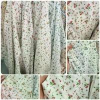 ราคา ผ้าเมตร หลา ลายดอกไม้ ลายการ์ตูน​ ผ้าคอตตอลผสม ถ่ายพร็อพ ฉาก ผ้าปู ปูโต๊ะ กว้าง 110-115 cm (1731753026987394221)