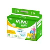 ราคา มูมู่ ผ้าอ้อมสำเร็จรูป ผ้าอ้อมผู้ใหญ่ แบบเทป ตรา MUMU Adult Diaper (1732309060293330113)