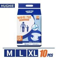 ราคา [รายการใหม่เข้ามา !!!] HUGHIE ผ้าอ้อมผู้ใหญ่ สูตรบางเบา มีอัตราการดูดซึมสูง 2000CC M/L/XL（10pcs）Adult Diaperspants ผ้าอ้อมเด็ก BABY DIAPER กางเกงผ้าอ้อม ผ้าอ้อมสำเร็จรูป (1731729595716635445)