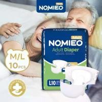 ราคา NOMIEO Adult Diaper พร้อมส่ง ผ้าอ้อมผู้ใหญ่ M/L ใช้ได้ทั้งชายหญิง กางเกงซึมซับสบาย กางเกงผู้ใหญ่ ซึมซับเร็ว ผ้าอนามัยหลังคลอด ผู้สูงอายุ (1731390620411857511)