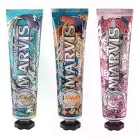 ราคา มาร์วิส Marvis ฟลoral Toothpaste-Dreamy Osmanthus Kissing Rose Sinuous Lily 75ml ยาสีฟันกลิ่นดอกไม้ 75 มิลลิลิตร (1732294684941452570)