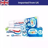 ราคา [นำเข้า UK] ยาสีฟันเด็ก Aquafresh Baby Toothpaste Milk Teeth 0-2 Years 50ml (1731778414859094589)