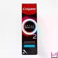 ราคา Colgate Optic White O2 Toothpaste คอลเกต ยาสีฟัน อ๊อพติค ไวท์ โอทู 85 กรัม (1731638489196627068)